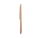 christofle stainless steel dessert knife - copper colour 4