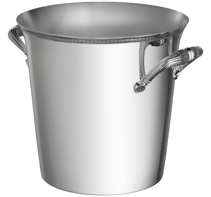 christofle 2 bottle champagne bucket malmaison  silver plated 1