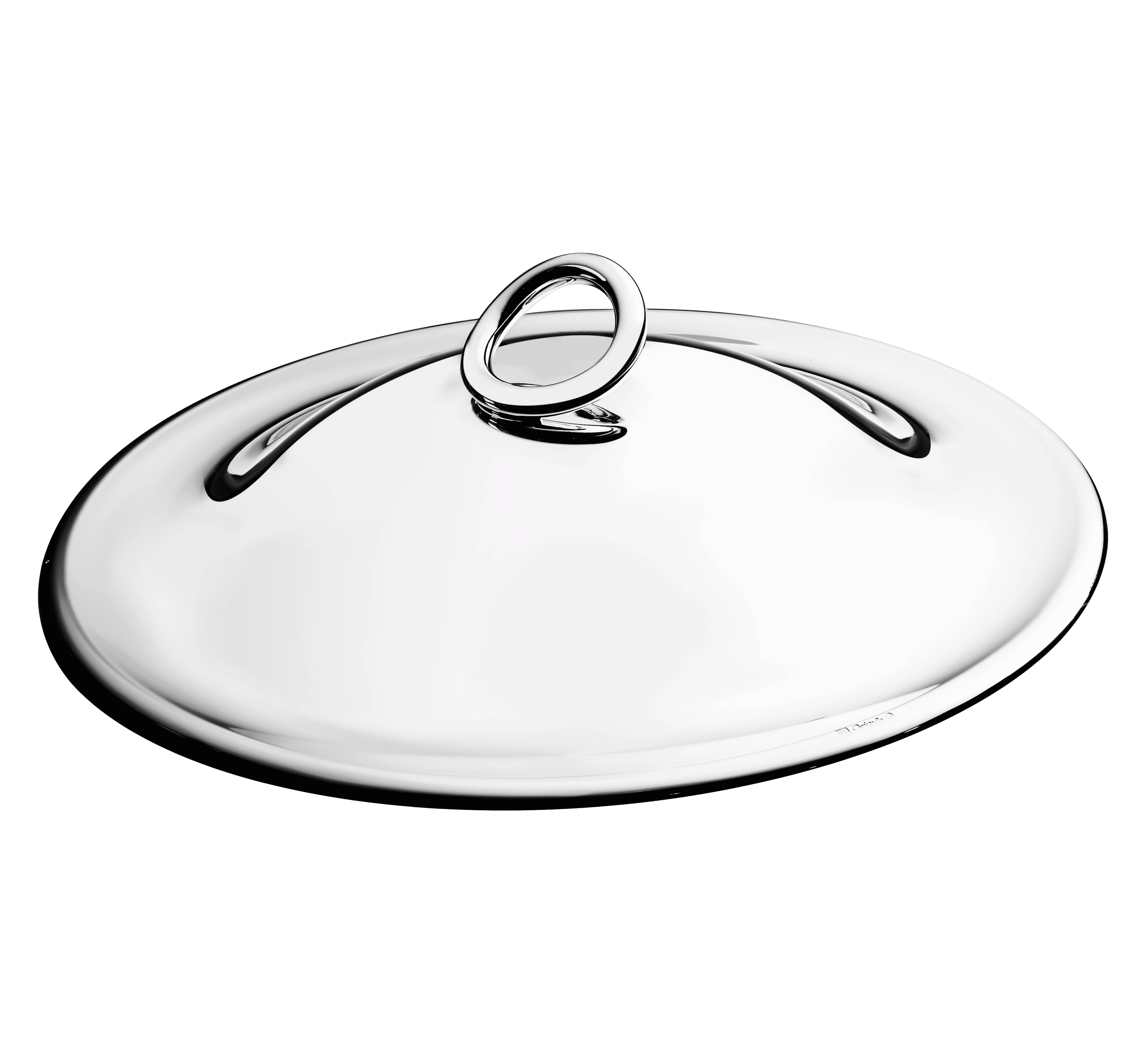 christofle silver-plated round cover 4