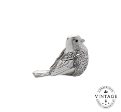 christofle moineau argenté - vintage 1