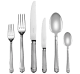 christofle 75-piece silver plated flatware set with chest  1