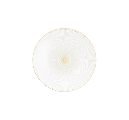 christofle porcelain dessert/luncheon/salad plate gold finish 0
