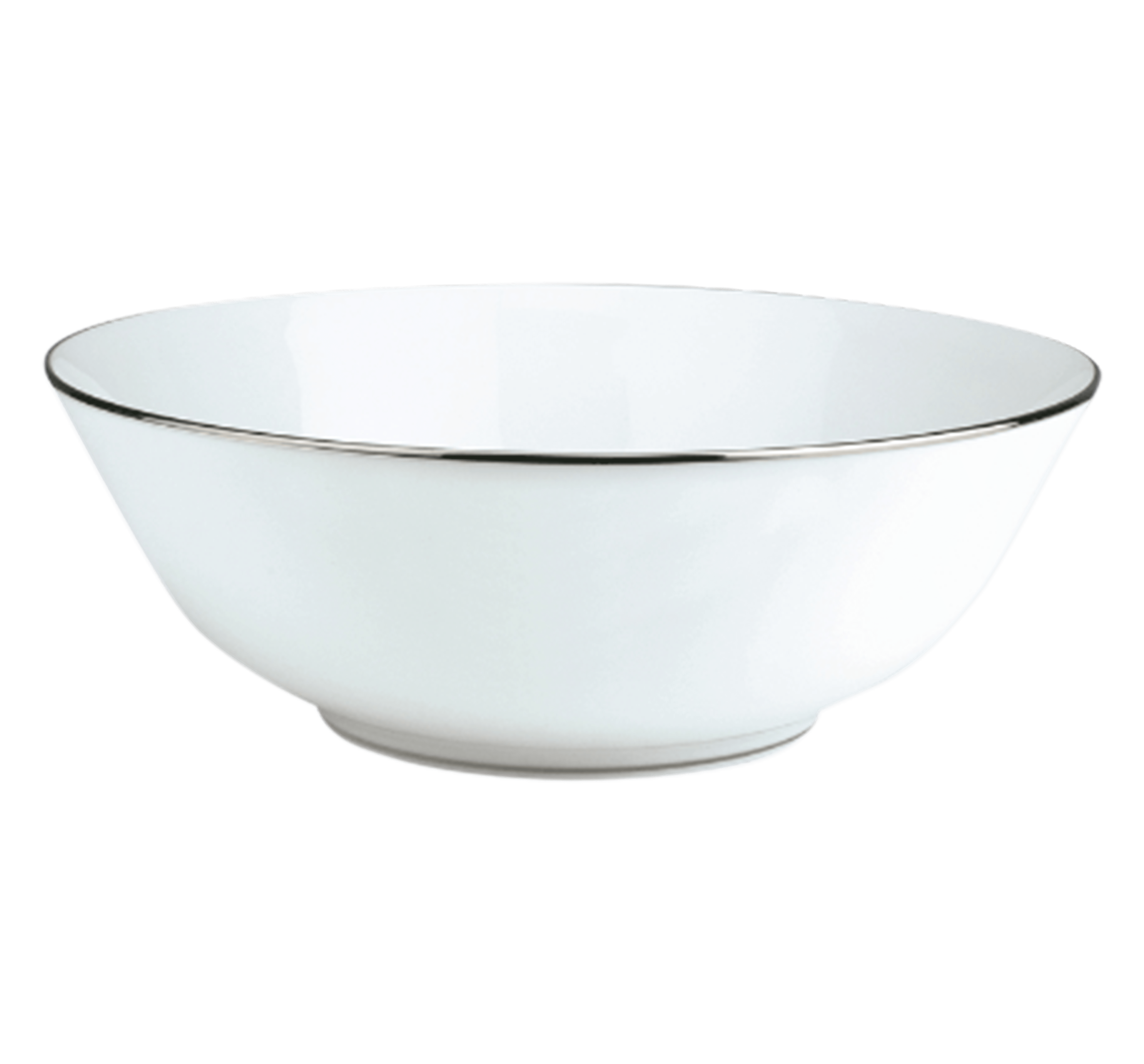 christofle saladier en porcelaine finition platine 1