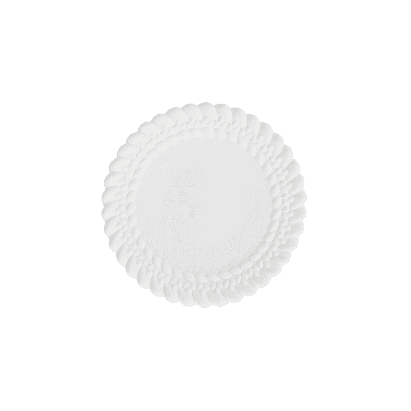Christofle Porcelain Bread Plate Babylone