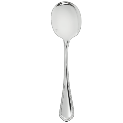 christofle silver-plated cream soup spoon  1
