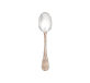 christofle partially gilded silver plated dessert spoon - pink gold 1