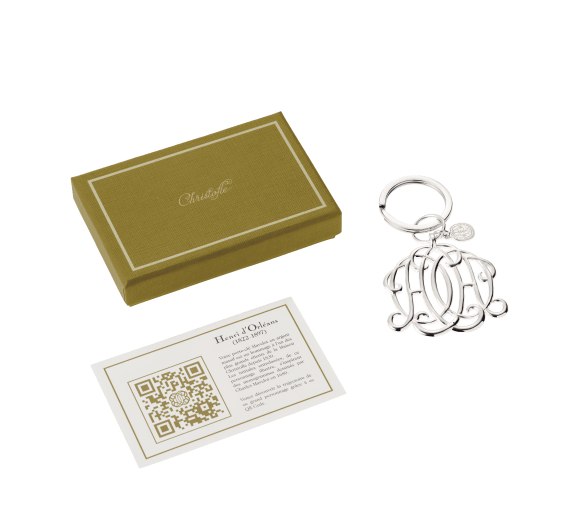 christofle sterling silver key chain ho - henri d'orléans 3