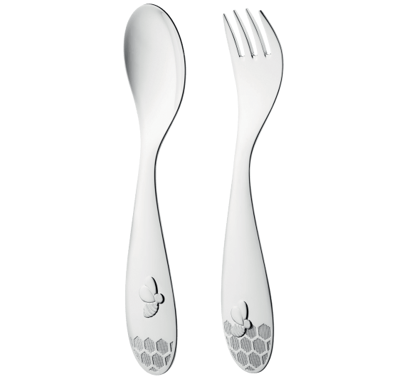 christofle flatware set for baby (2 pieces) beebee silver plated 00082314000001 0