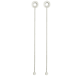 christofle set of 2 cocktail stirrers oh de christofle  stainless steel 0