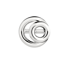 christofle sterling silver double ring with loop 1