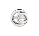 christofle sterling silver double ring with loop 1