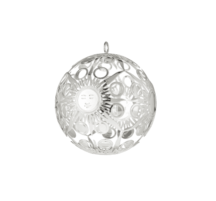 christofle silver-plated christmas ornament 2023 edition - silver 1