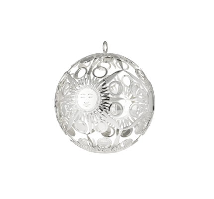 christofle silver-plated christmas ornament 2023 edition - silver 1