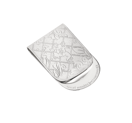 christofle money clip jardin d'eden silver plated  1