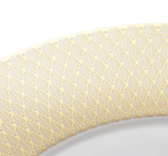 christofle porcelain underplate gold finish 1