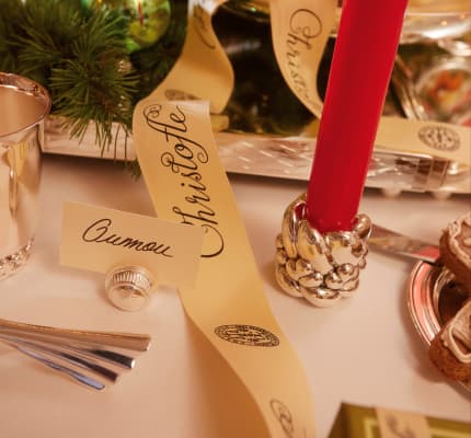 christofle set of 6 place card holders rêve cosmique silver plated b04254687 1
