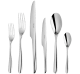 christofle 75-Piece Stainless Steel Flatware Set with chest