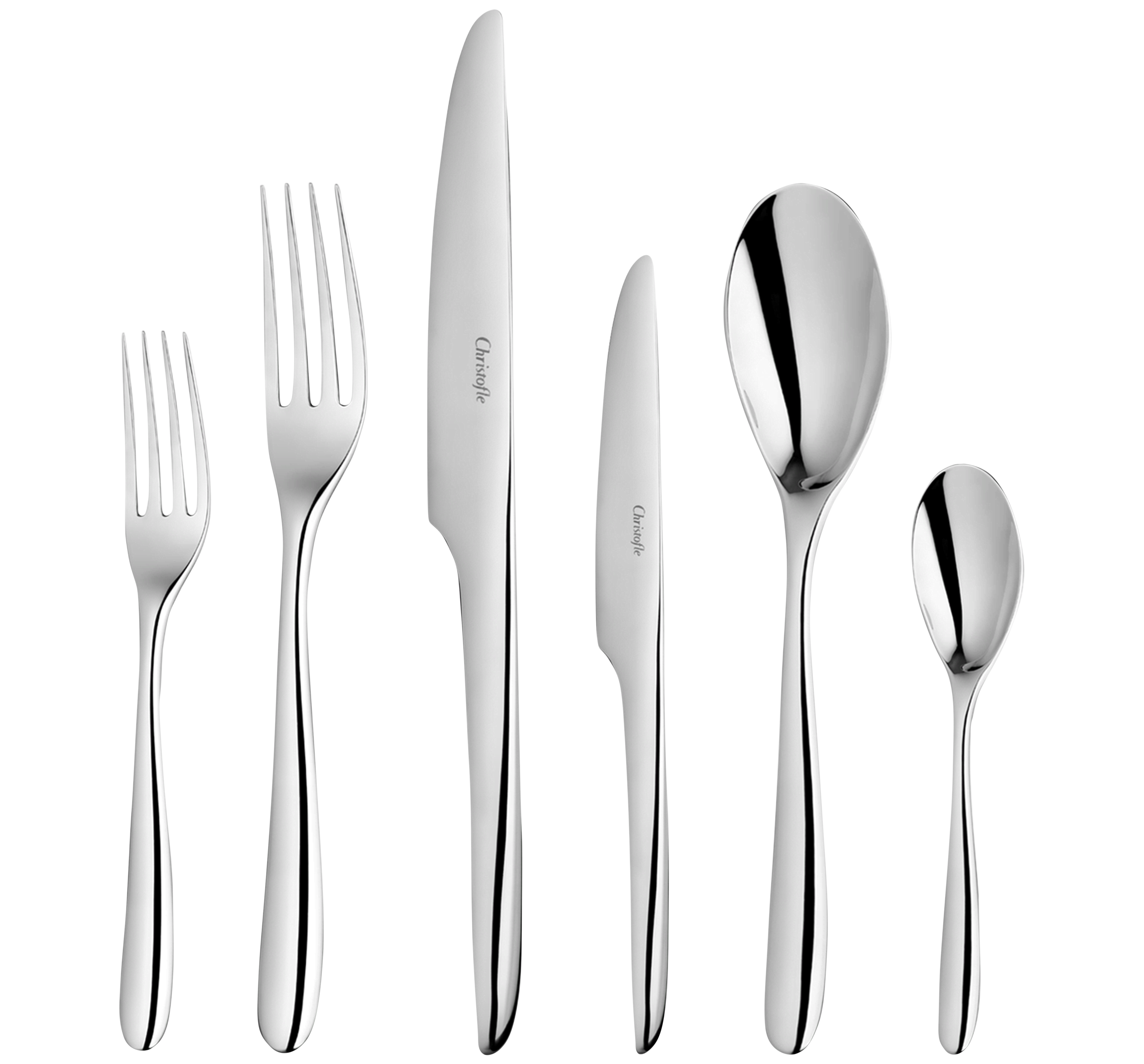 L'Ame de Christofle Stainless Steel 5-Piece Flatware Set L'Ame de Christofle Stainless Steel 5-Piece Flatware Set