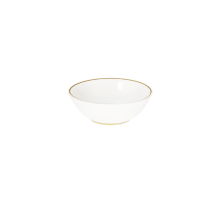 Set of 2 Porcelain Chinese Cups Gold Finish
