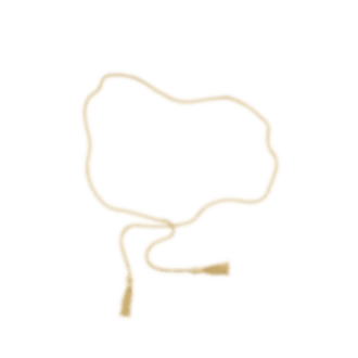 christofle Sterling Silver Gilded 18 Carats Long Necklace - Belt
