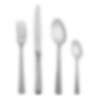 christofle 48-piece stainless steel flatware set with free chest 1