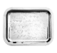 christofle rectangular tray 26x20cm graffiti  silver plated 1