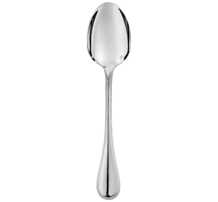 christofle standard table spoon perles  silver plated 1
