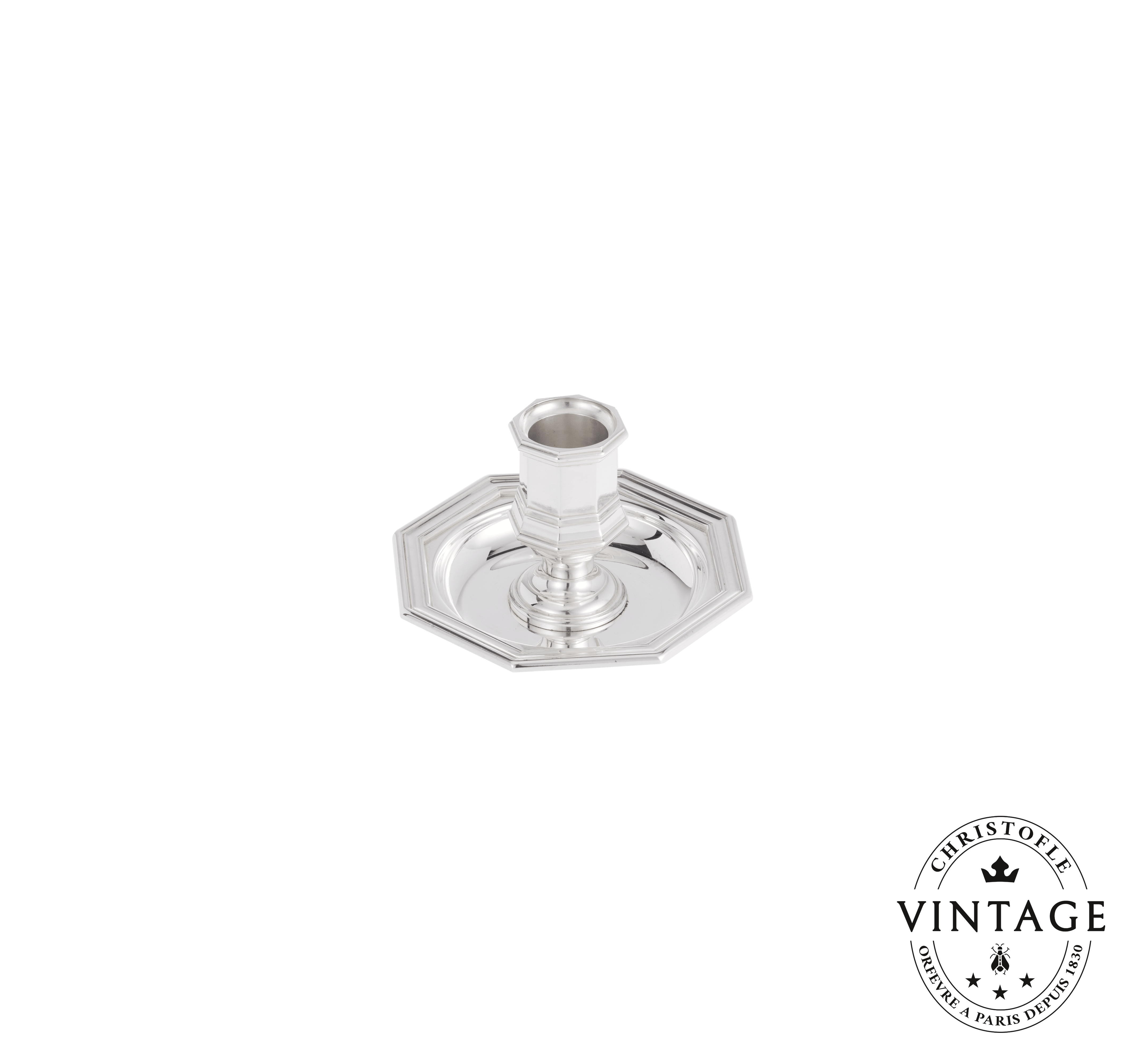 Candle Holder with Sides​, Silverware - Vintage