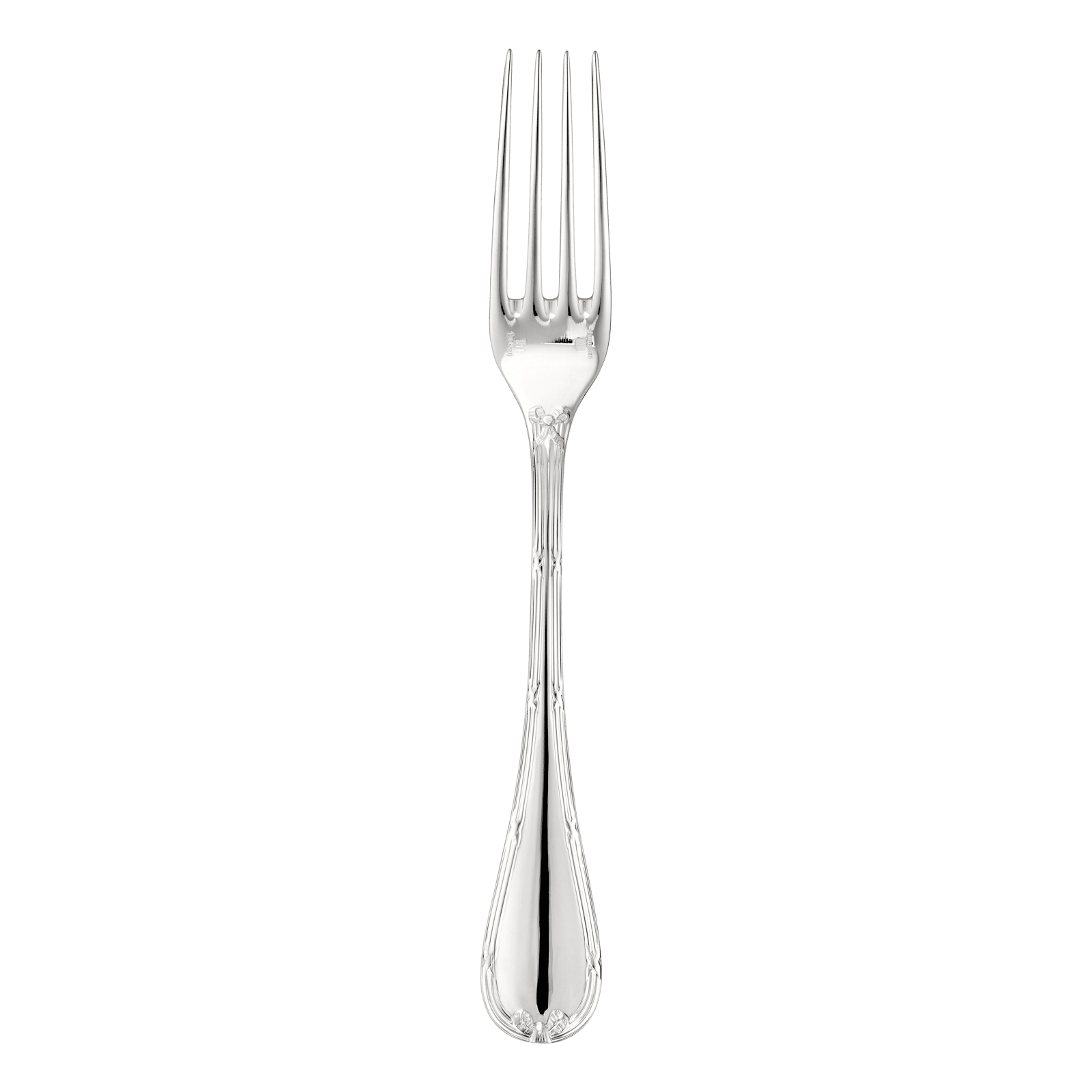 Details about   Christofle Rubans Silverplate 5-7/8" Oyster Cocktail Fork No Monogram 