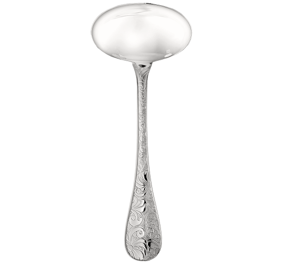 christofle gravy ladle jardin d'eden  silver plated 1