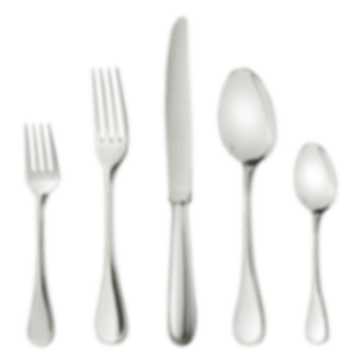 christofle 5-piece sterling silver flatware set 1