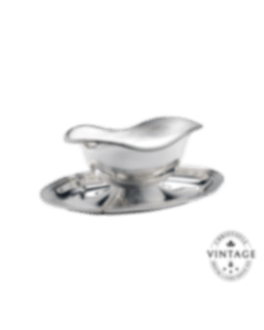 christofle Vintage Silvered Gravy Boat