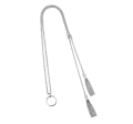 christofle Sterling Silver Eyeglass Holder Long Necklace
