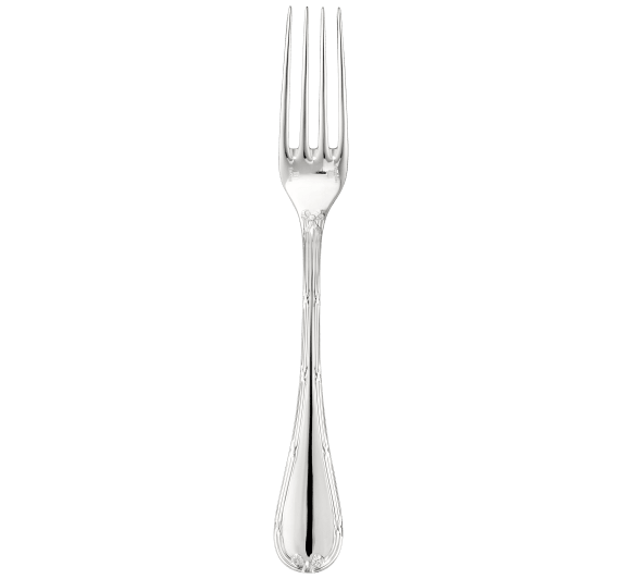 christofle dinner fork rubans  silver plated 1