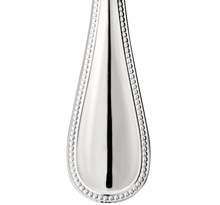 christofle fish fork perles  sterling silver 2