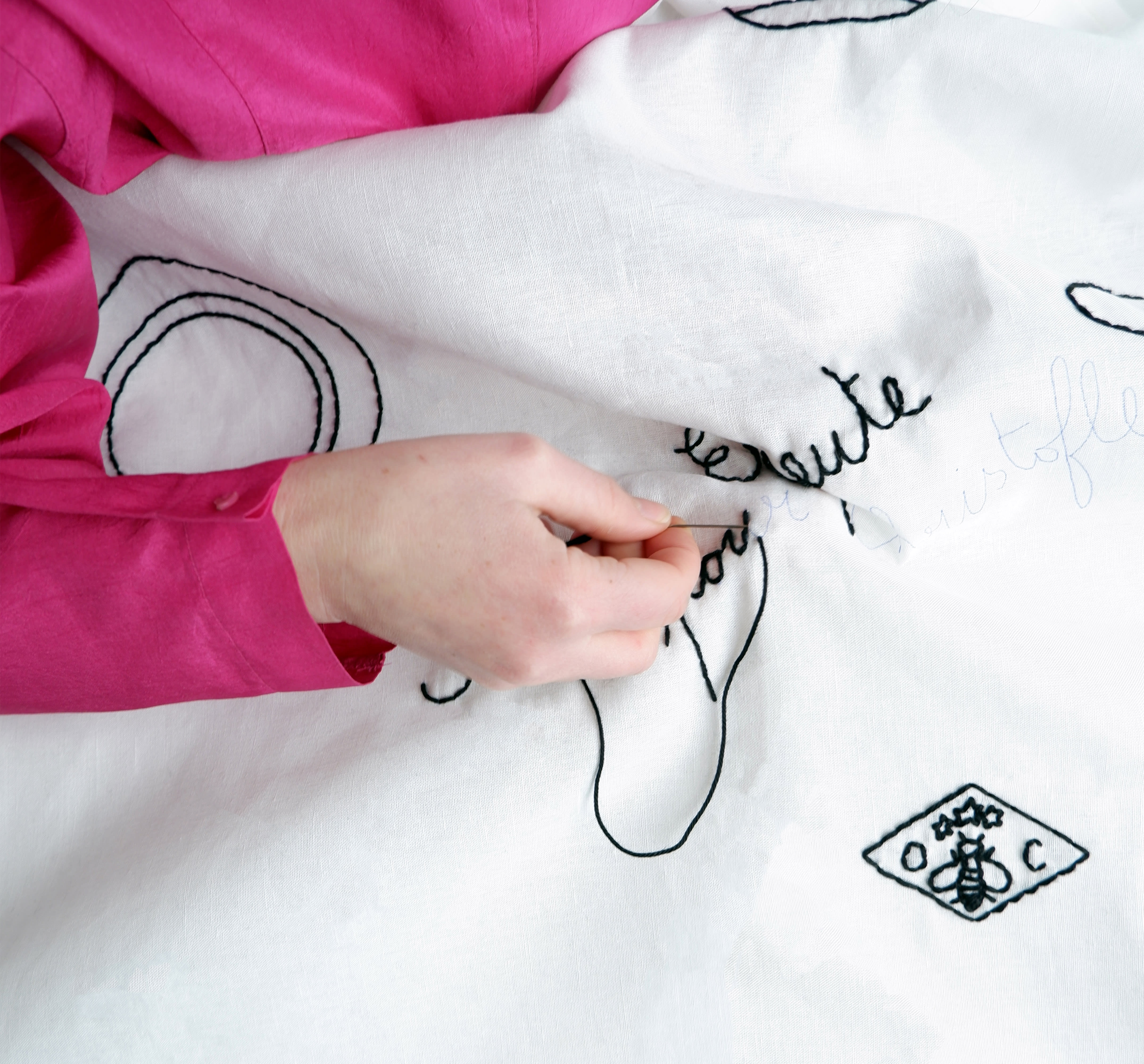 christofle nappe pour 6 personnes - sarah espeute pour christofle 3