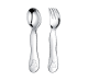 christofle flatware set for baby (2 pieces) charlie bear  silver plated 3