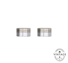 christofle vintage silvered set of 2 napkin rings 1