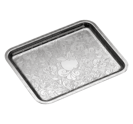 christofle tray 20x16 cm jardin d'eden  silver plated 5