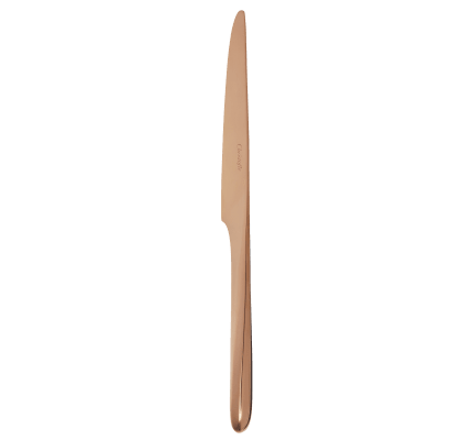christofle stainless steel table knife - copper colour 3