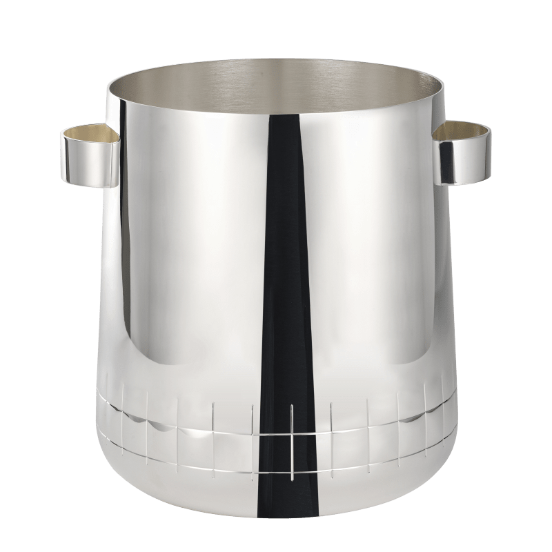 Silver-Plated Champagne Cooler Graphik