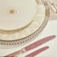 christofle porcelain dessert/luncheon/salad plate gold finish 5