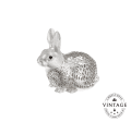 christofle Silvered Vintage Sitting Rabbit