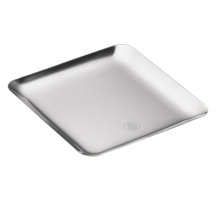 Silver-Plated Large Square Platter 20x20