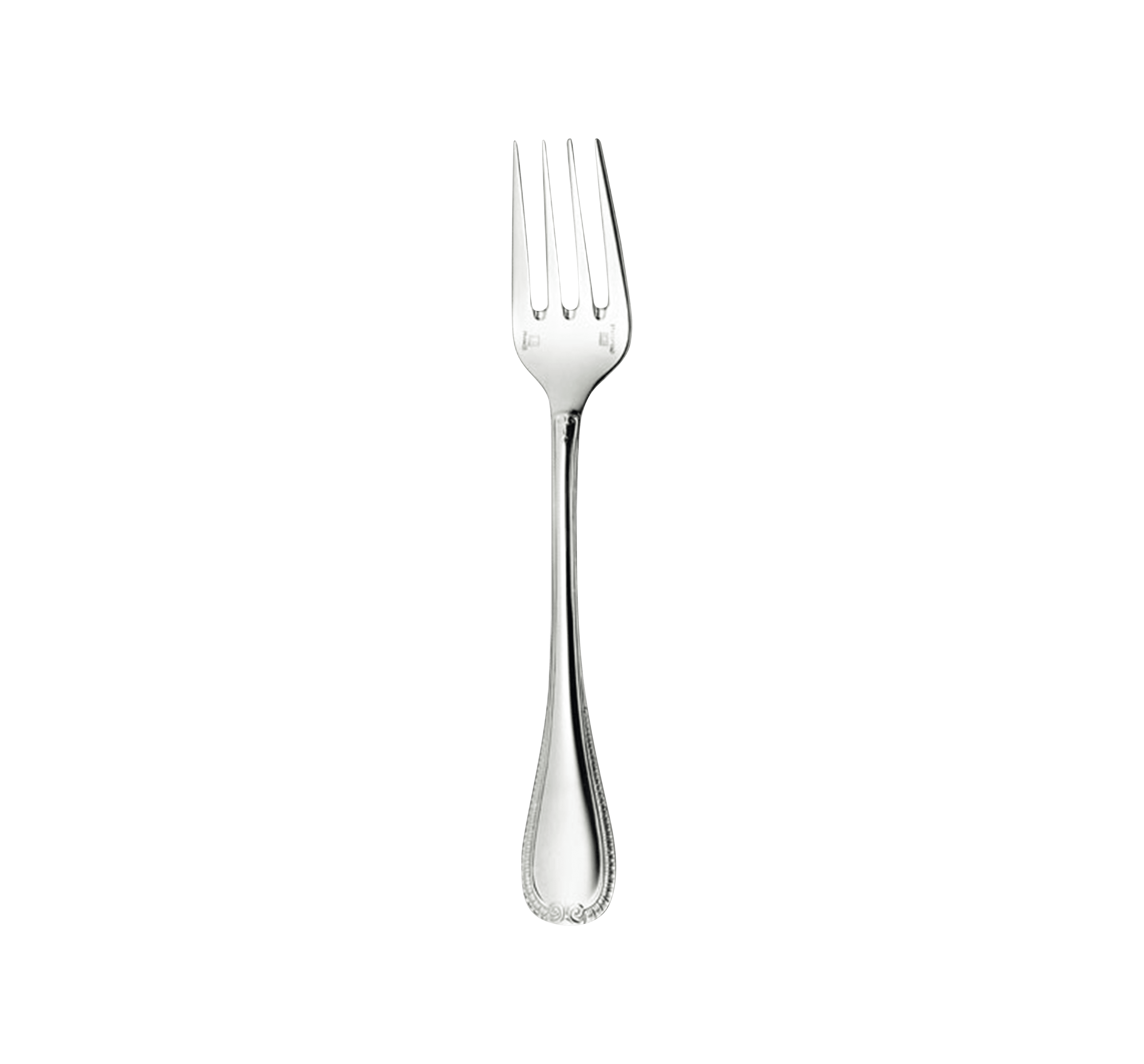 christofle fourchette à salade en argent massif 1