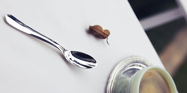Small universal spoon Infini Silver plated