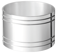 christofle napkin ring nathalie  silver plated 2