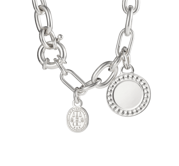 christofle sterling silver medal - perles  1