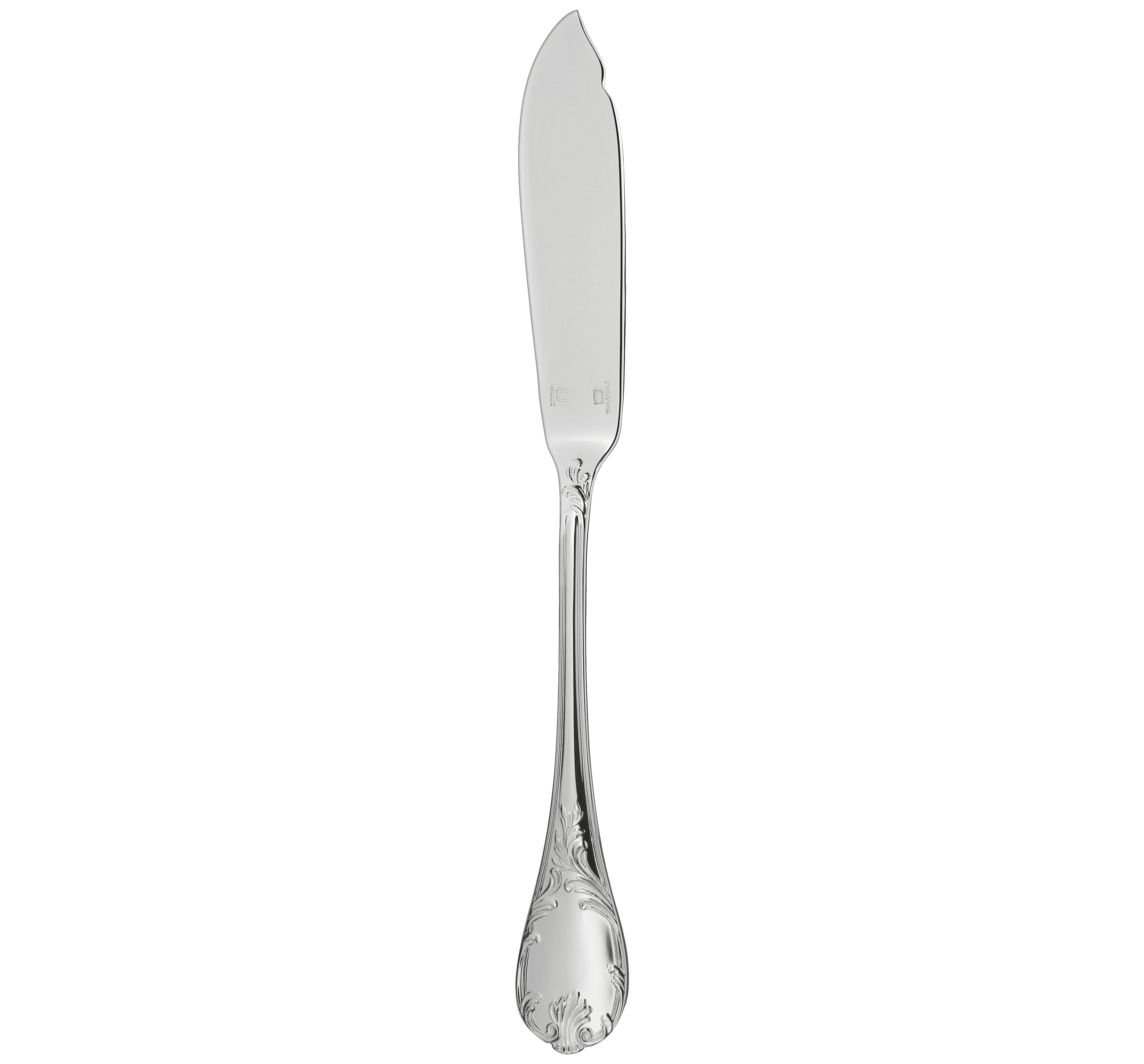 christofle couteau à poisson en métal argenté 3