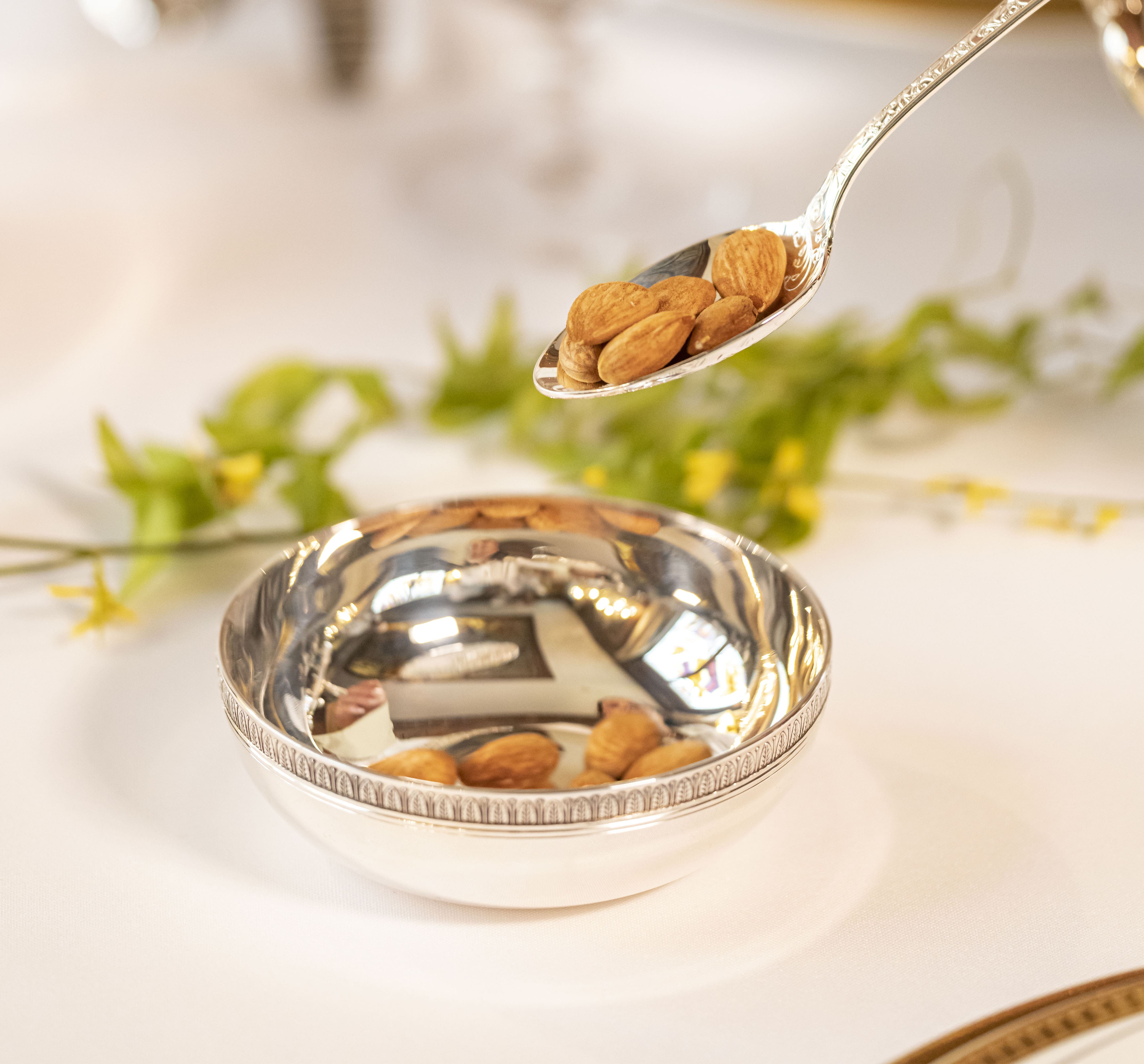 christofle bowl 11,5cm malmaison  silver plated 2
